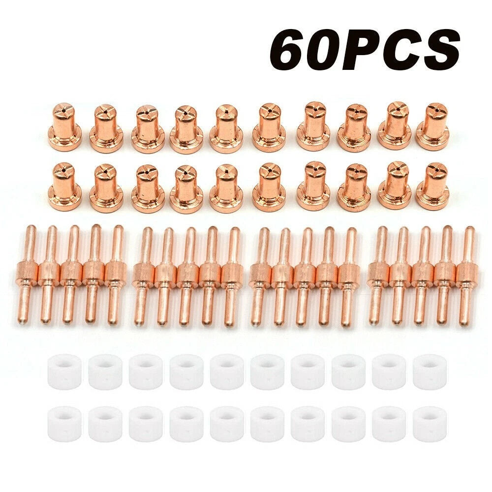 60Pcs Plasma Cutter Welding Accessories Consumables