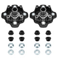 2X Front Wheel Hubs Kit w/Nuts for Suzuki Vinson 500 4x4 (2002–2003)