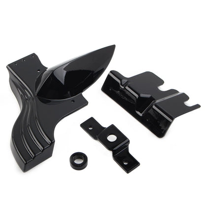 Lower Front Frame Cover for Harley Touring (1991–2020) Tri Glide (2009–2013) Black
