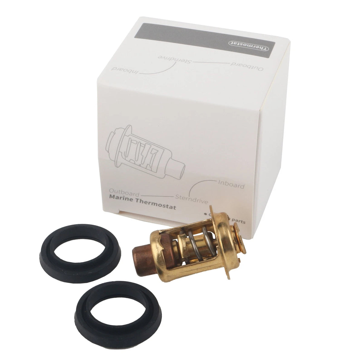 Outboard Thermostat for Yamaha 15-60 HP 2-Stroke Marine Engine (1990–2023)