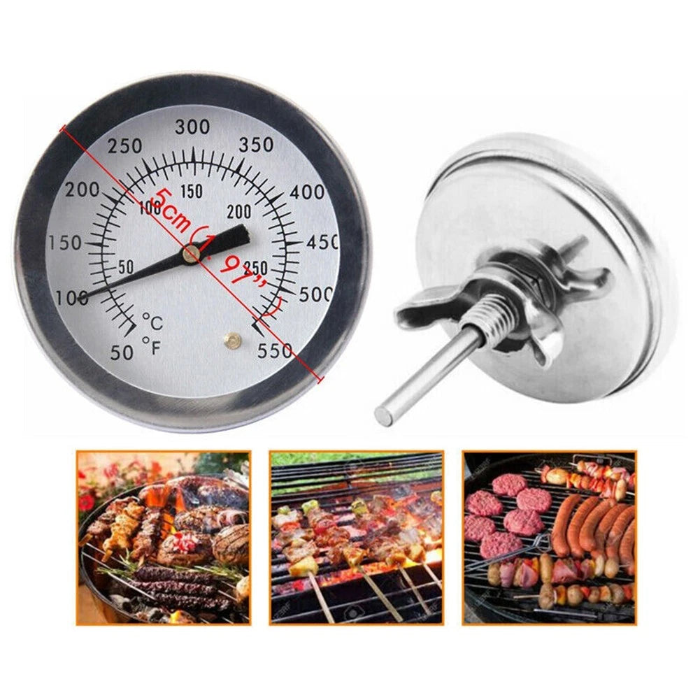 Thermostat BBQ Tool Temperature Thermometer Meter 550°F