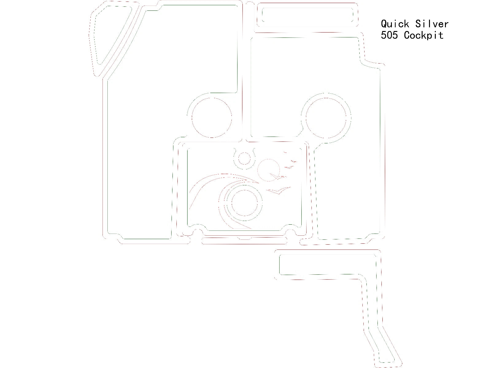 EVA Foam Cockpit Pad for Quick Silver 505