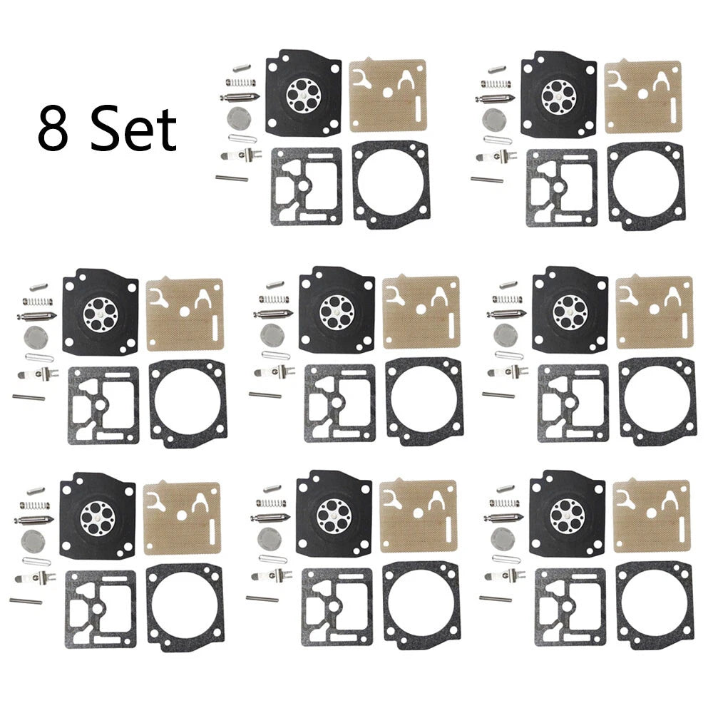Set of 8 Carburetor Gasket Kit for Husqvarna H355 (55CC) Zama RB-95