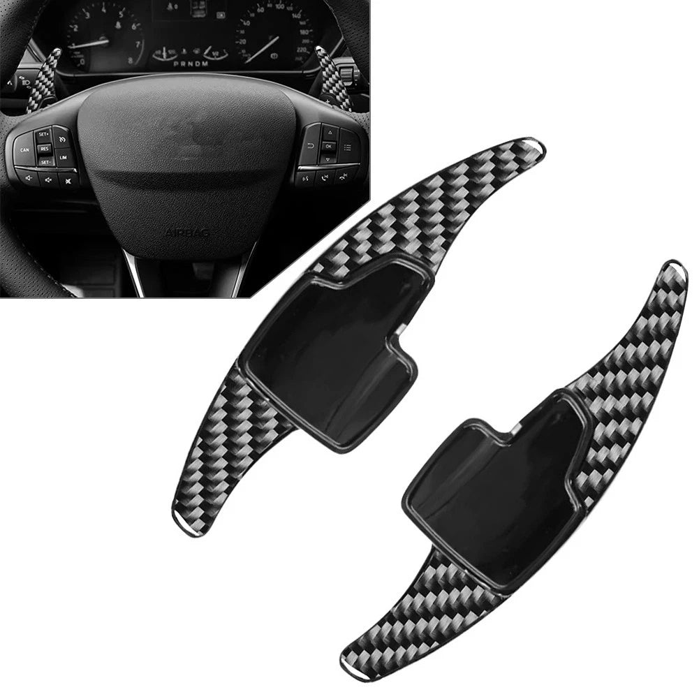 Steering Wheel Shifter Paddle Extensions for Ford Focus EcoSport Escape Kuga