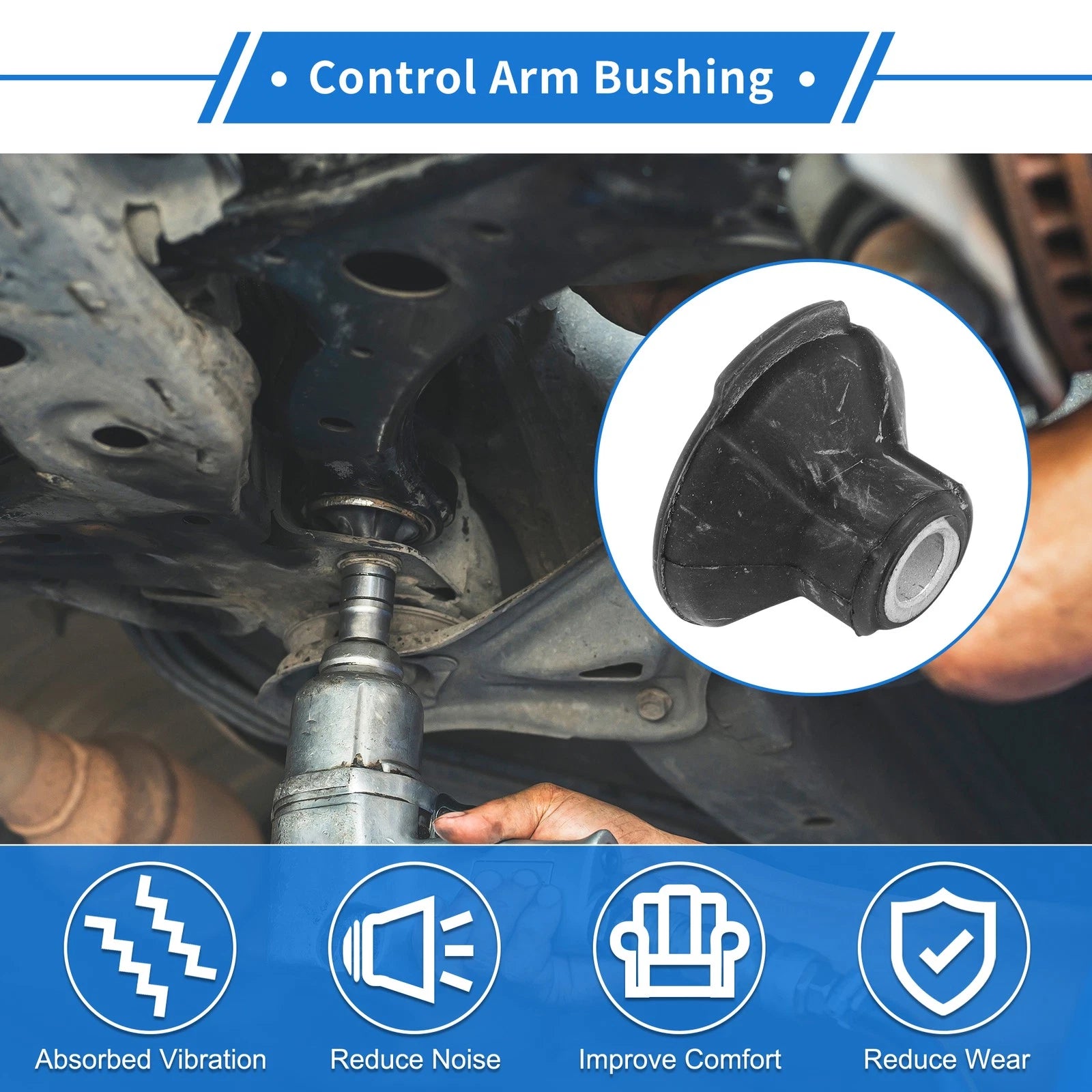 1 Pcs Front Control Arm Bushing Replacement for Mercedes-Benz W164 (2005–2011)