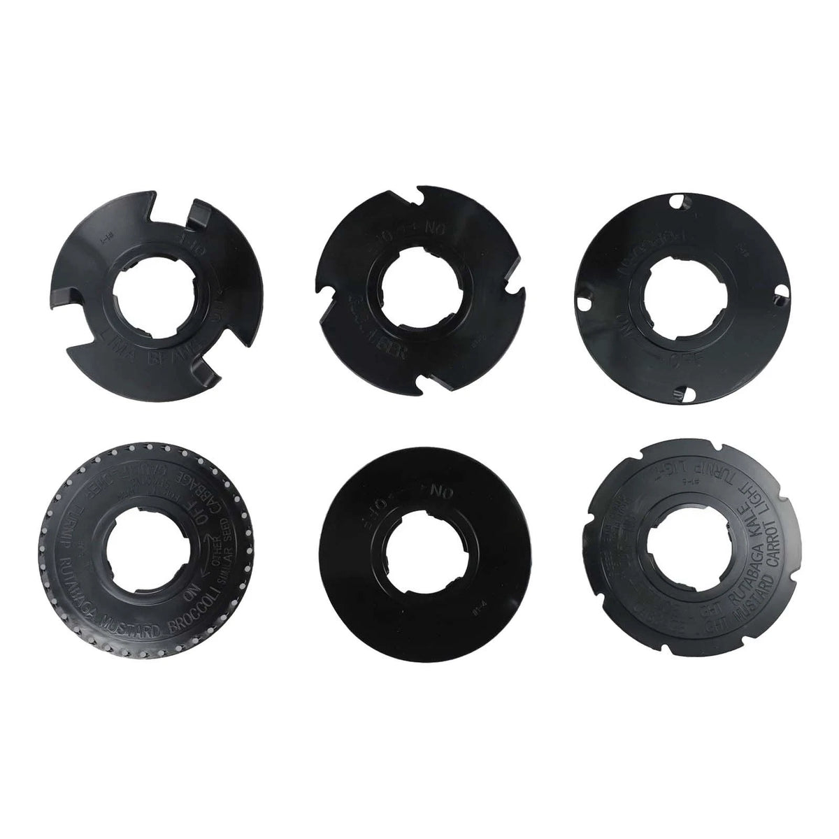 Interchangeable Garden Sower Plates for Home Gardening