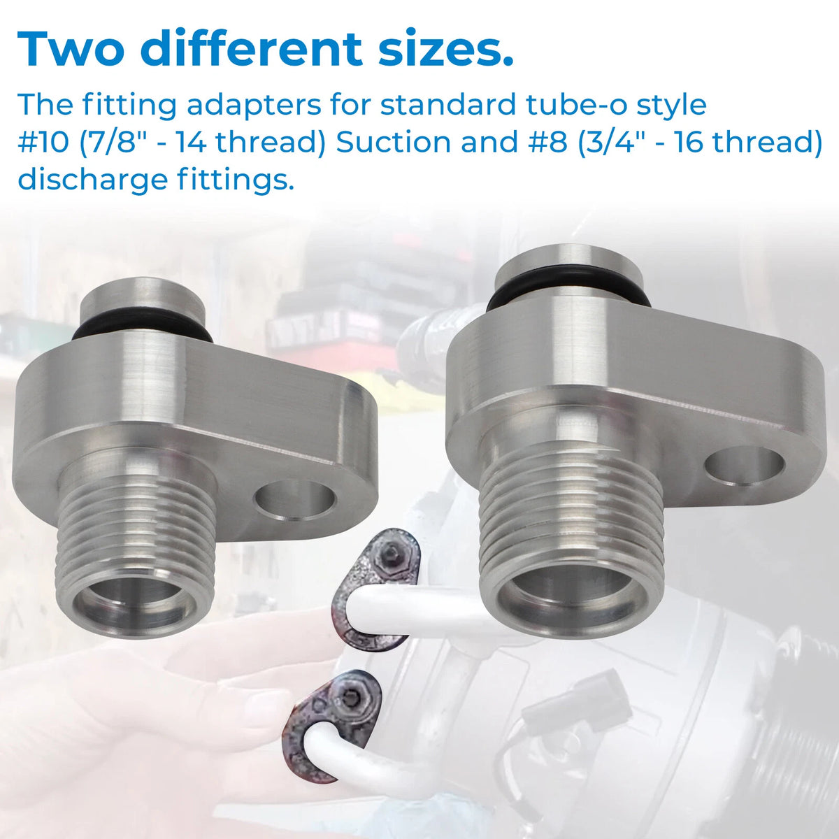 AC Compressor Adapter Fittings for Ford Mustang (2007–2017)