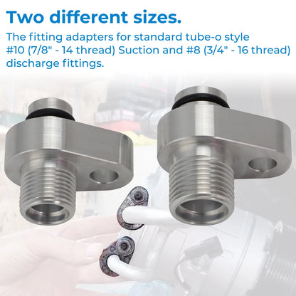 AC Compressor Adapter Fittings for Ford Mustang (2007–2017)