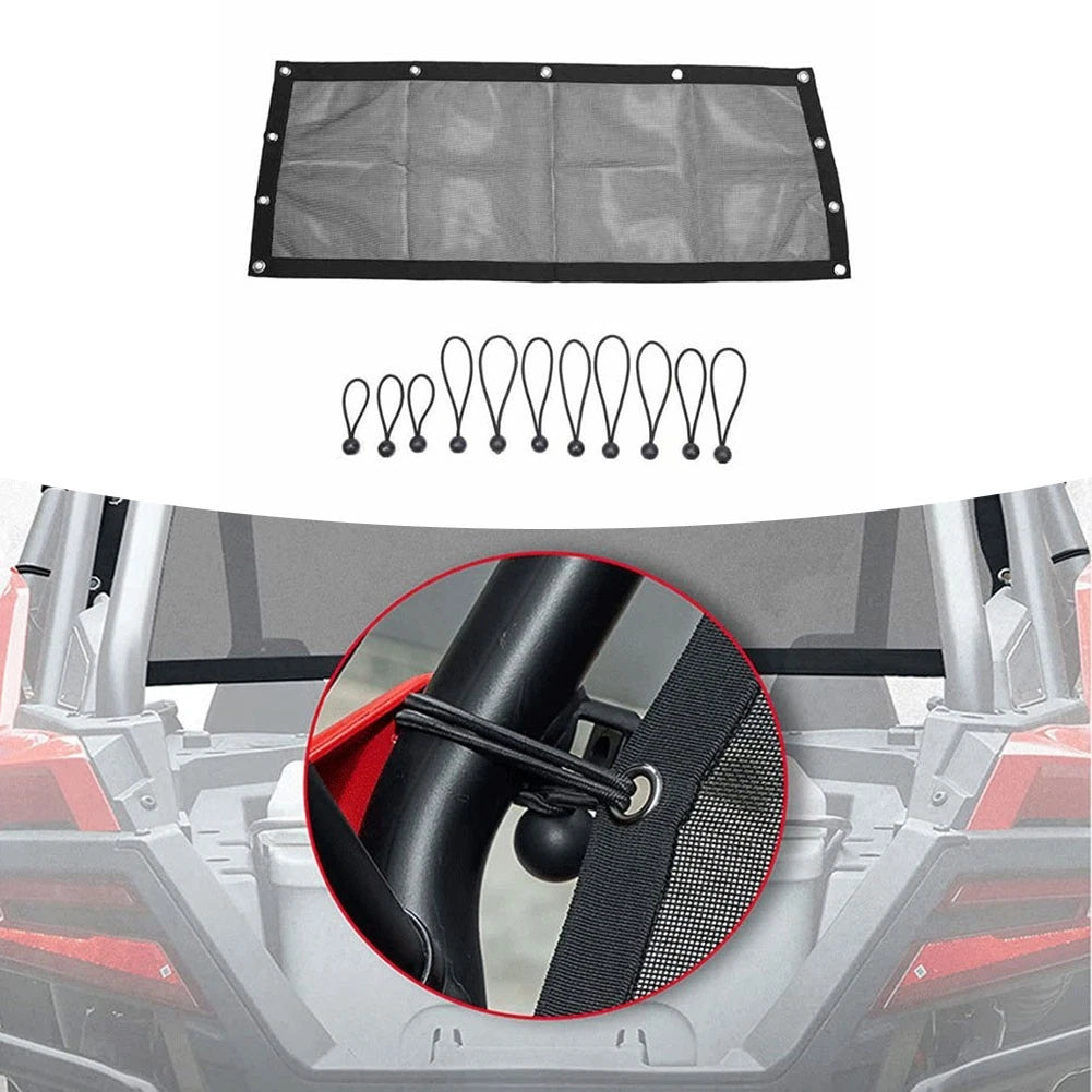 Rear Window Shade Net for UTVs (Custom Fit)