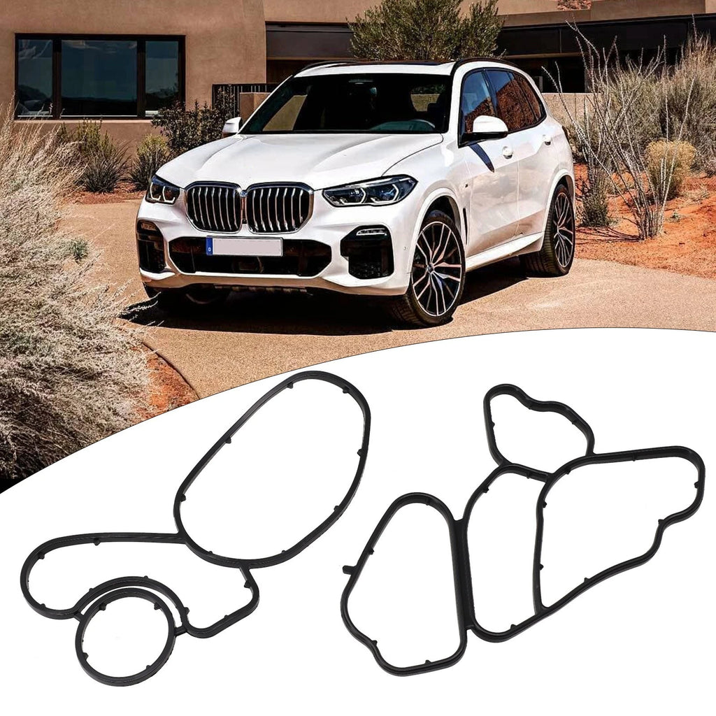2X Element Seal Gasket for BMW (11427788455, 11427788463)