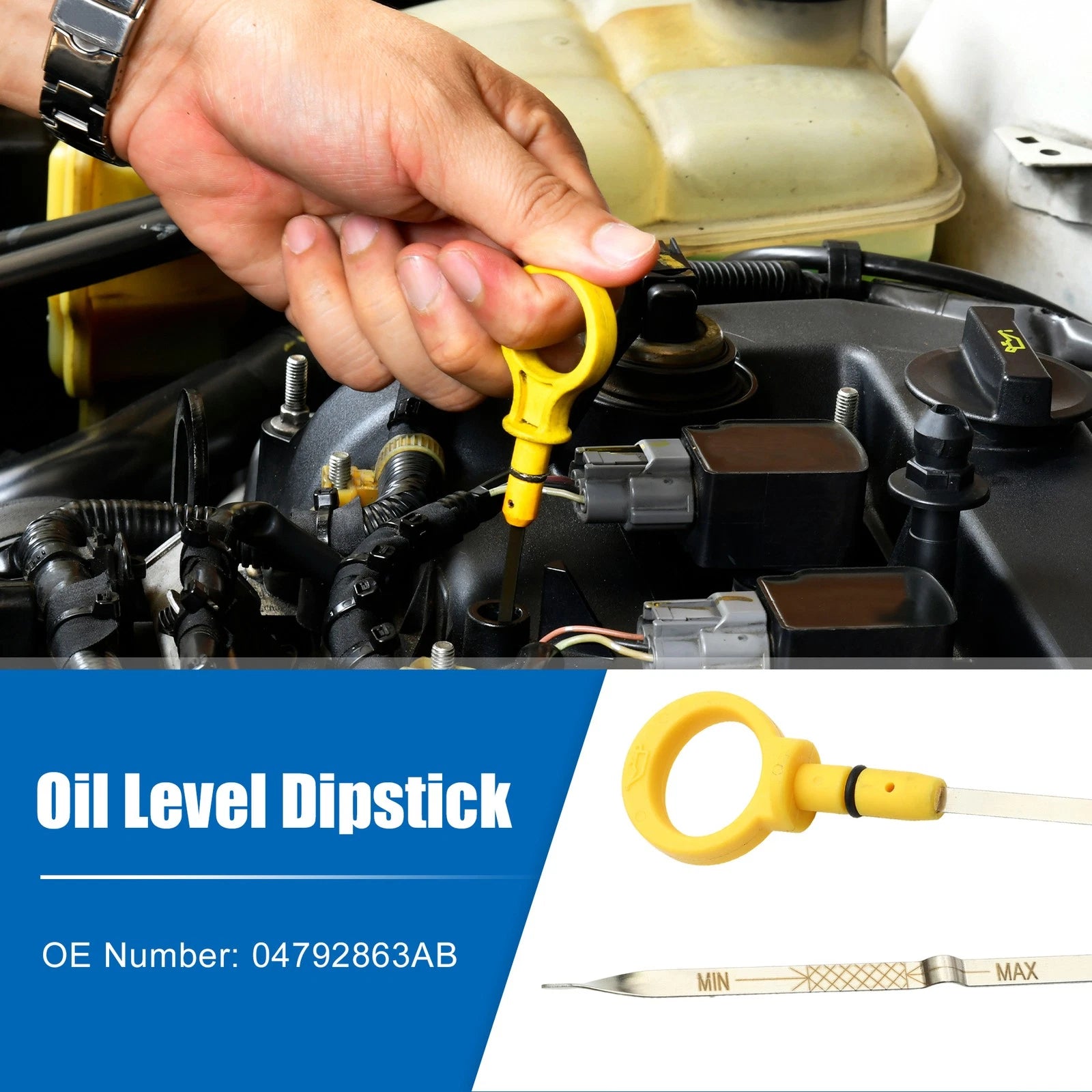 Engine Oil Level Indicator Dipstick Replacement for Dodge Magnum (2005–2008)