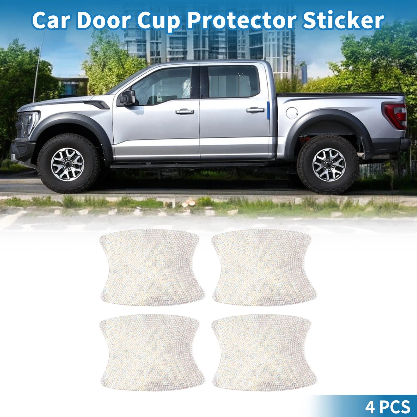 Car Door Handle Protector for Universal Fit (8x10cm) - Anti-scratch, Multicolour