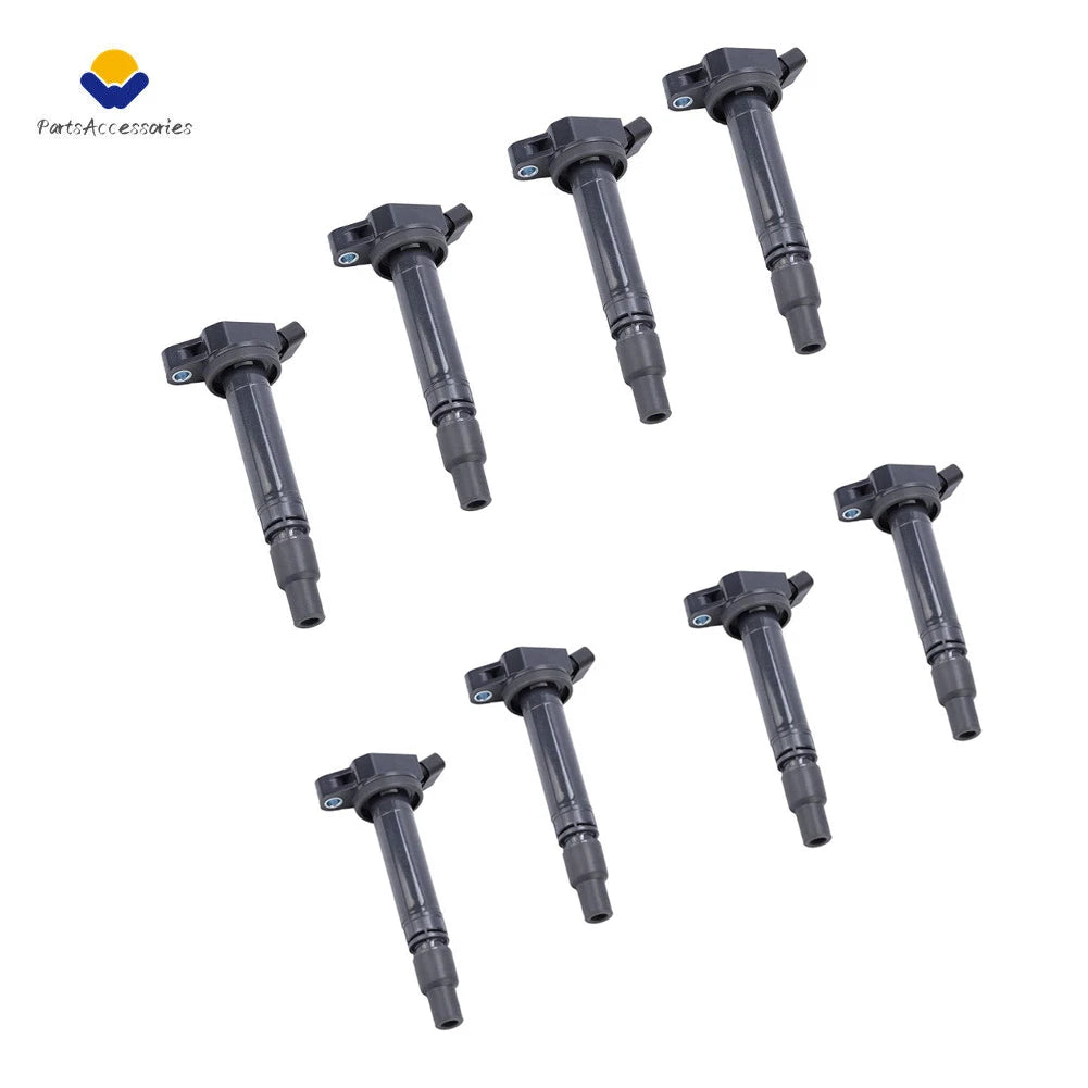 Set of 8 Ignition Coils for Toyota Sequoia RAV4 (2001–2023) 90919-02256 90919-02250