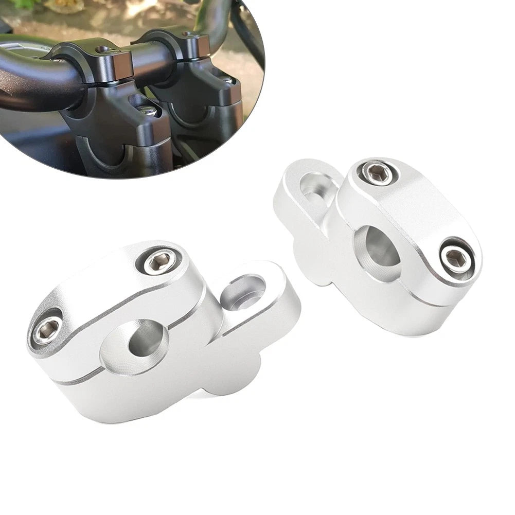 Offset Handlebar Clamp Mount Riser for Honda Suzuki Yamaha (7/822mm)