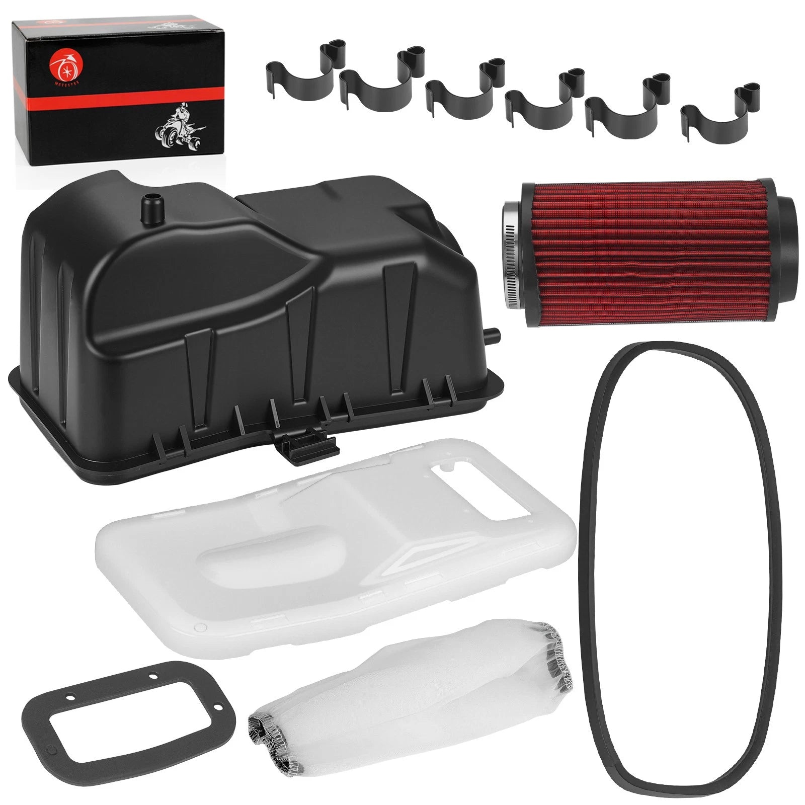 Air Filter Box & Lid & Clip & Seal Kit for Polaris Sportsman 500 4x4 (2001)