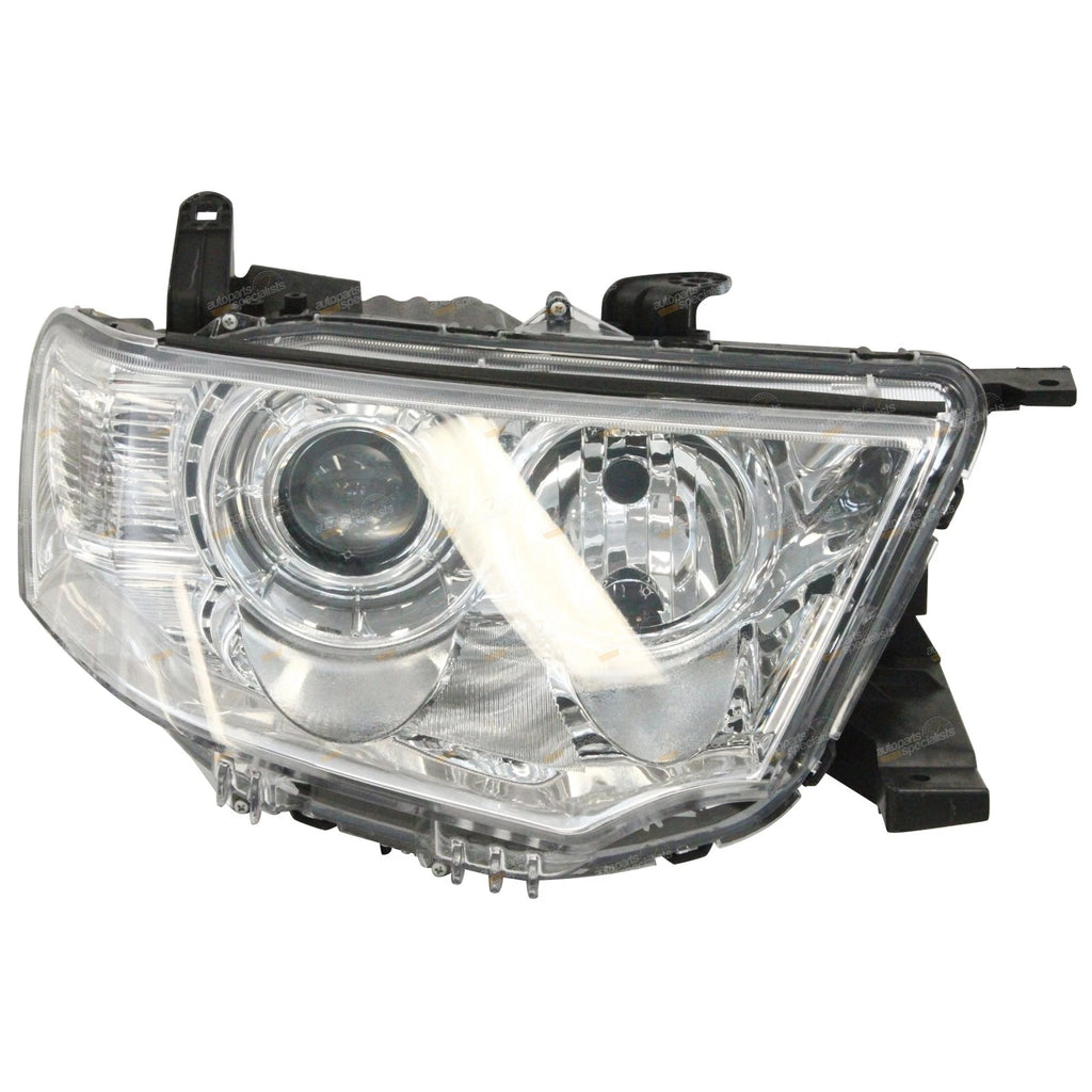2X Clear Projector Headlights Pair for Mitsubishi Challenger PB (2009–2013)