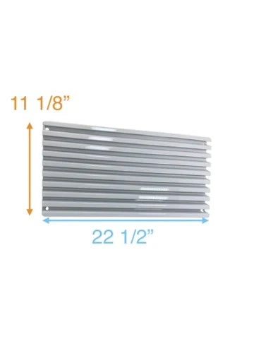 Flow Grill Ventilation Louver Frames 22.5 x 11.125" for OEM