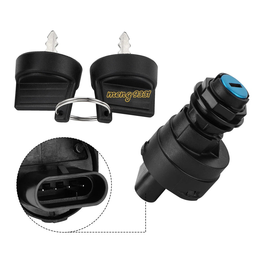 Ignition Key Switch 3 Position for Polaris (4017237, 4080413)
