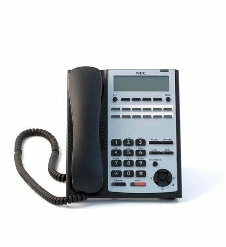 12-Button Full-Duplex Telephone for NEC 1100061 (Black)