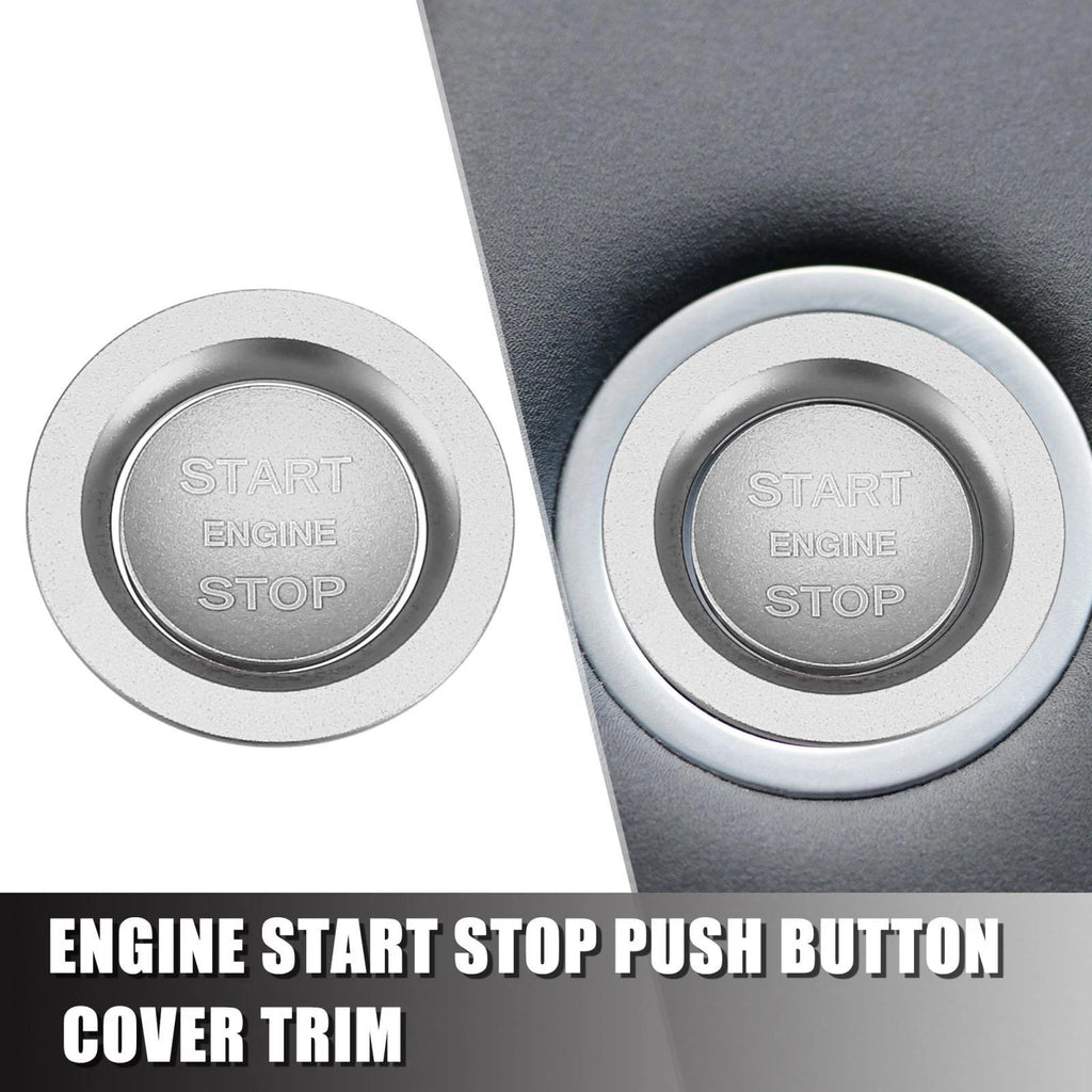 Start Stop Button Cover Kit for Range Rover (2013–2022) Silver Tone