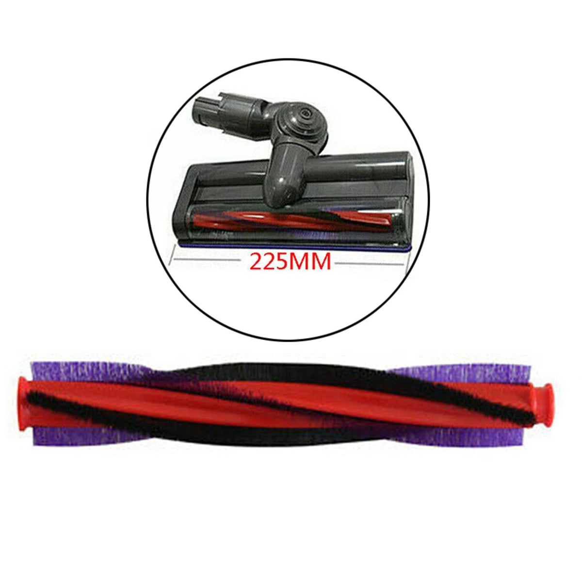 Nylon Roller Brush Bar for Dyson V6 DC58/59 SV03 DC62 (2015–2017) Part 963830-02