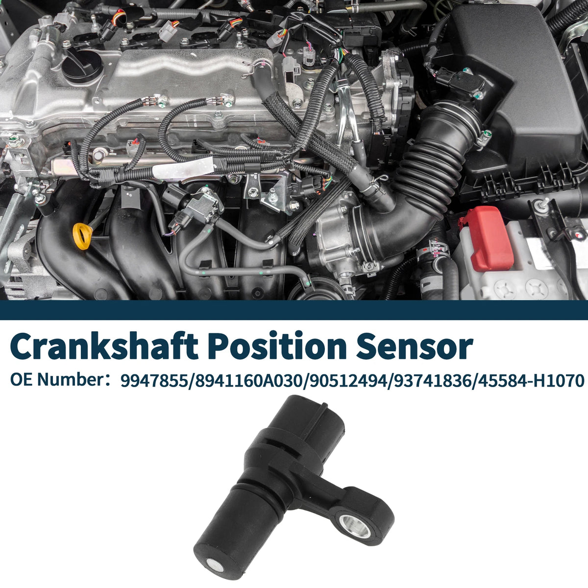 Crankshaft Position Sensor for Hyundai Terracan 2001–2006 No. 9947855