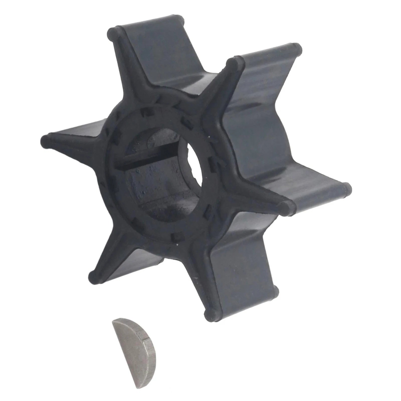 Water Pump Impeller & Key for Yamaha Outboard (6H4-44352-01, 6H4-44352)