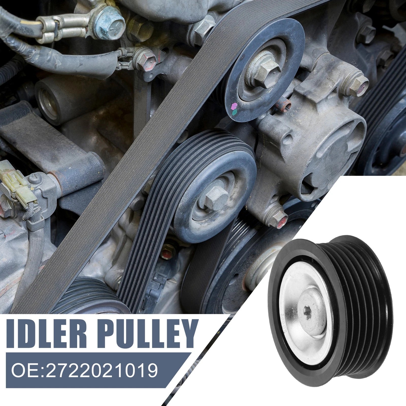 Belt Idler Pulley Replacement for Mercedes-Benz C230 (2006–2007)
