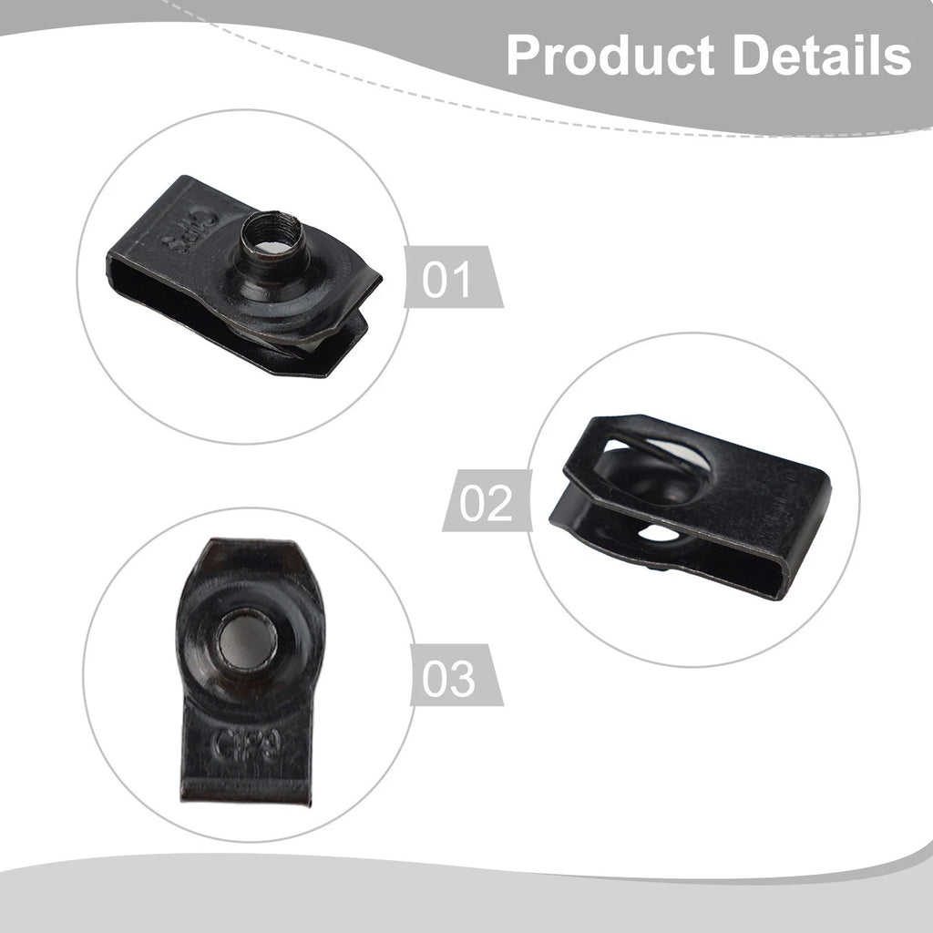 Bumper Fender Push Clip Assortment for Various Makes Models