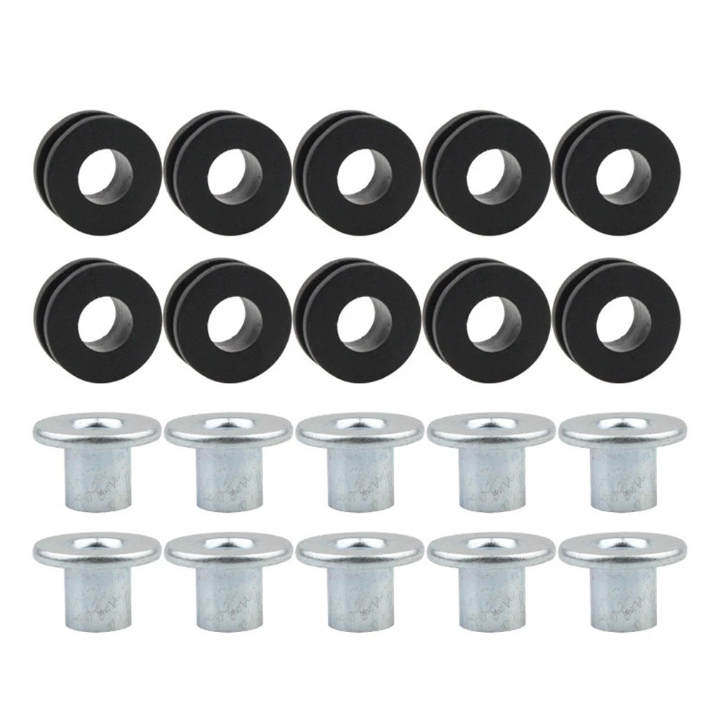 10 �� Motorcycle Fairing Rubber Grommets Bolt Pressure Relief Cushion Shockproof