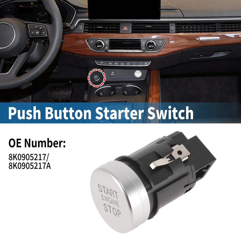 Keyless Engine Ignition Starter Switch for Audi A4 (2009–2016) No. 8K0905217