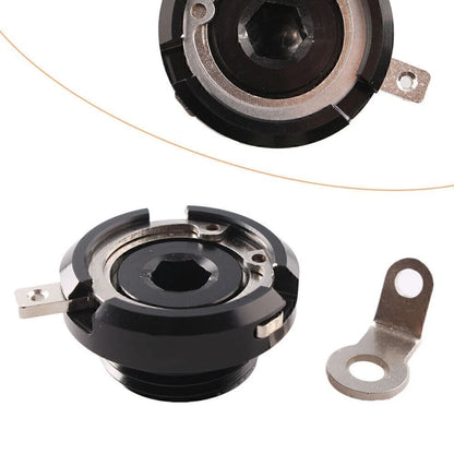 Black Oil Filler Cap Set for BMW S1000RR (2009–2013)
