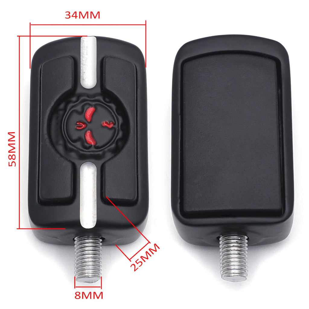 Skull Shift Peg Cover for Harley Davidson Motorcycle
