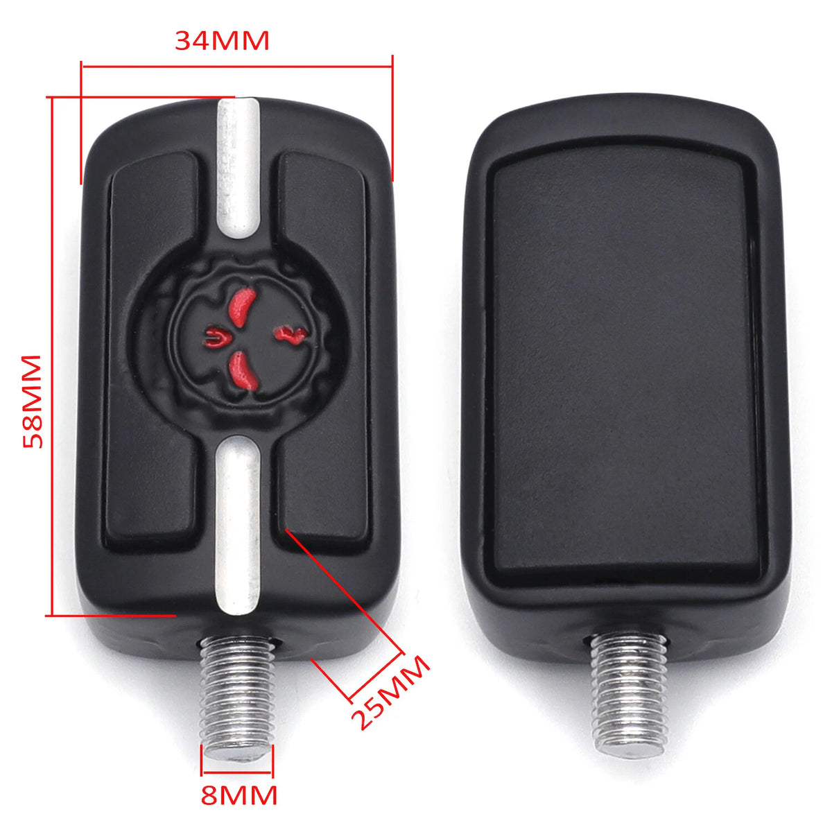 Skull Shift Peg Cover for Harley Davidson Motorcycle