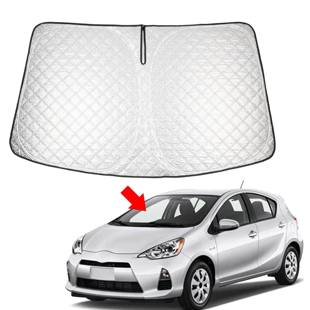 Foldable Windshield Sun Shade for Toyota Prius Hatchback (2010–2015)