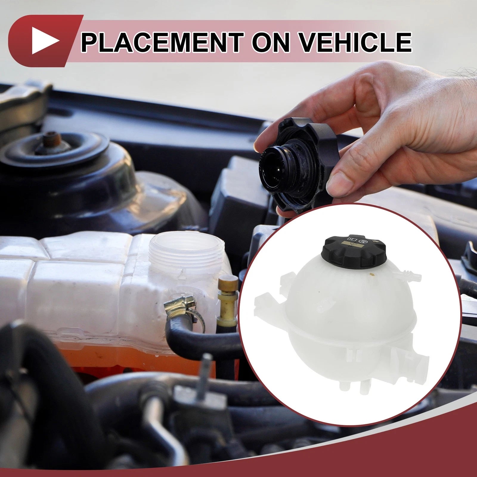 Coolant Expansion Tank with Cap Replacement for BMW X3 X4 G01 G02 (2018–2024)