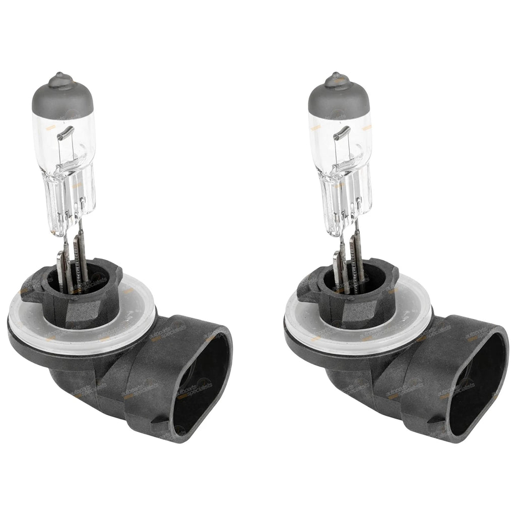2x Halogen Bulbs H27W/2 for Headlight (12V 27W PGJ13)