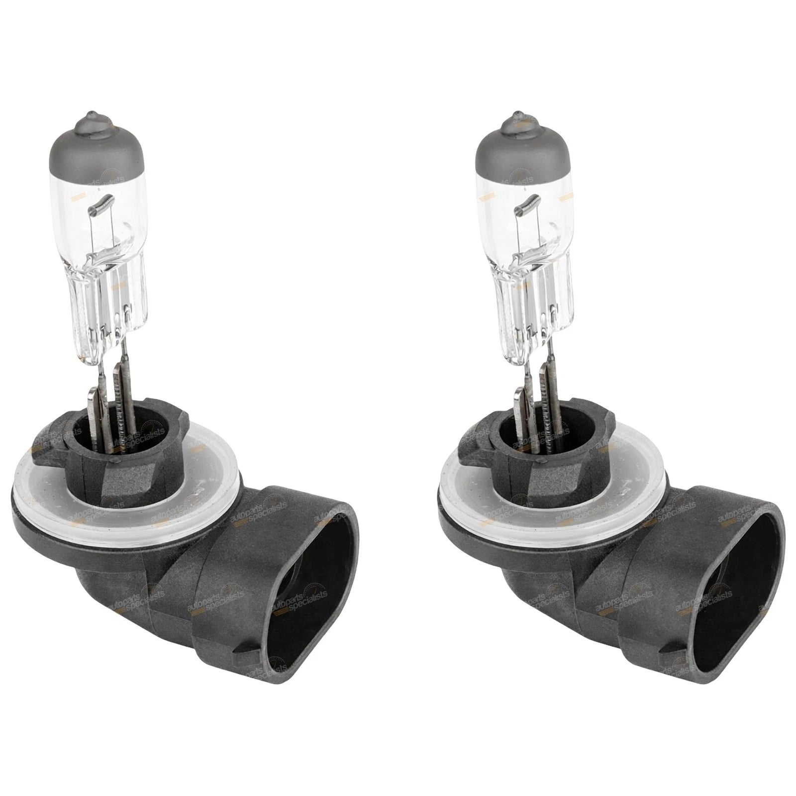 2x Halogen Bulbs H27W/2 for Headlight (12V 27W PGJ13)