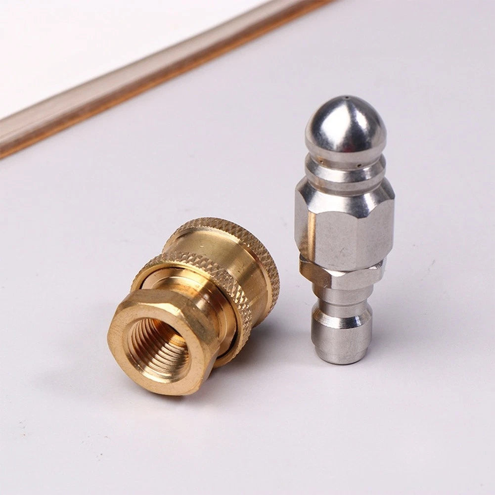 Sewer Nozzle for Drain Cleaning (1 Forward Jet, 6 Rear Jets)