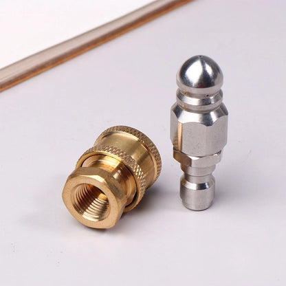 Sewer Nozzle for Drain Cleaning (1 Forward Jet, 6 Rear Jets)