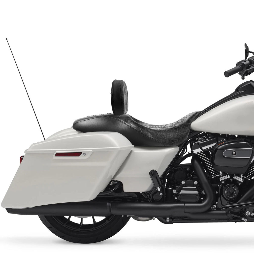 Black Driver Passenger Seat & Backrest for Harley Electra Glide (2009–2023)