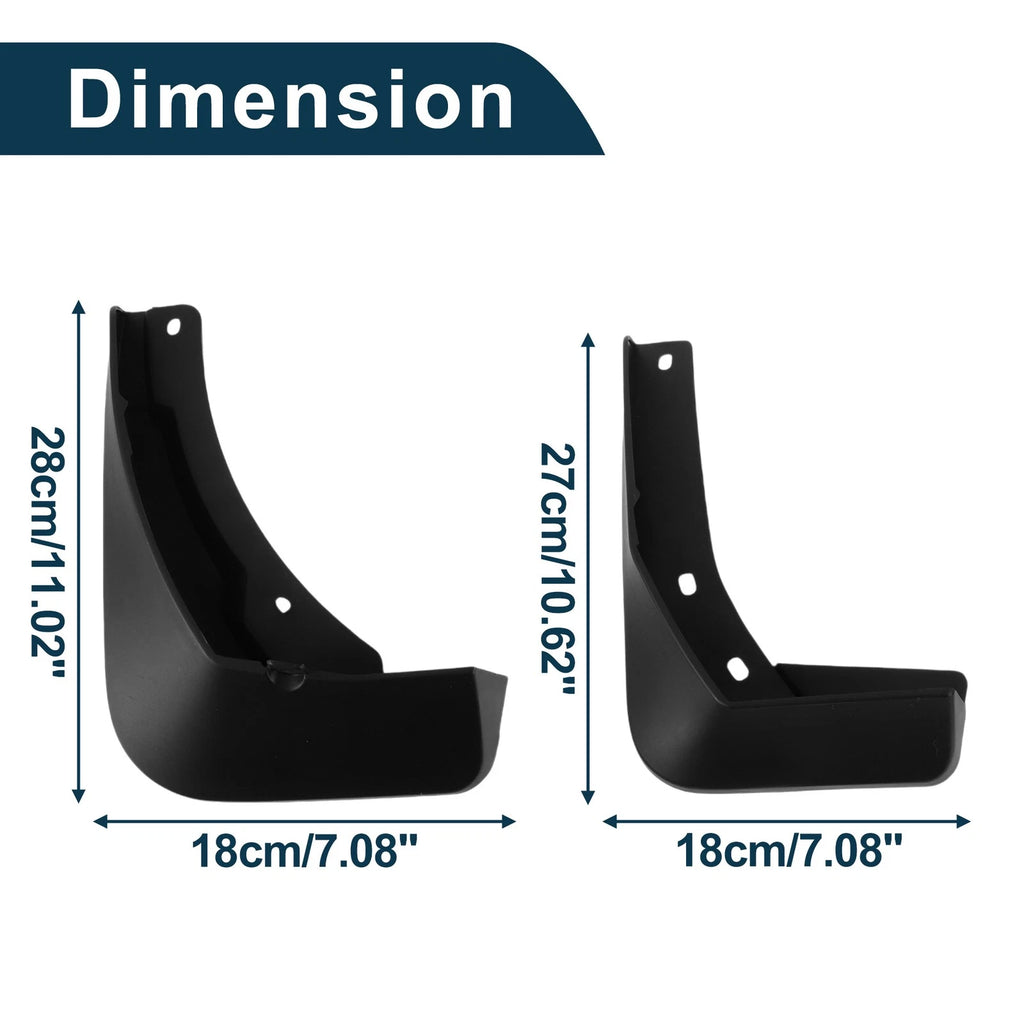 Mud Flaps Splash Guards 1 Set for Volkswagen Magotan (2020–2021)