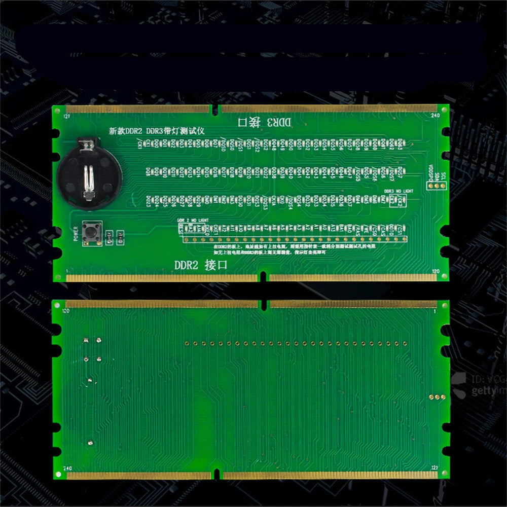 Memory Slot Tester for Desktop DDR2 DDR3 with LED
