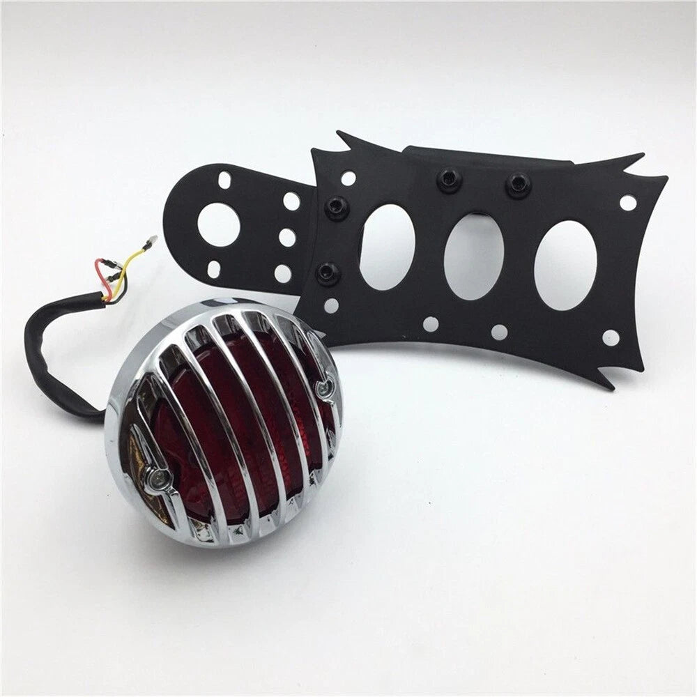 License Bracket & Tail Light for Harley Touring Bobber Chopper (Fit)