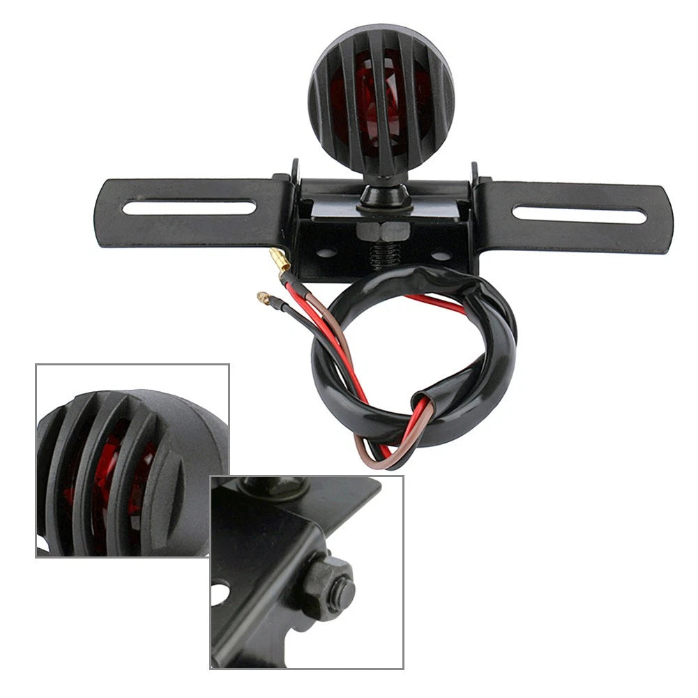 Tail Brake Light License Plate Bracket for Harley Honda (Fitment)
