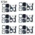 Set of 6 Carburetor Repair Kits for ZAMA RB19 Mini Mac 110 120 130 140