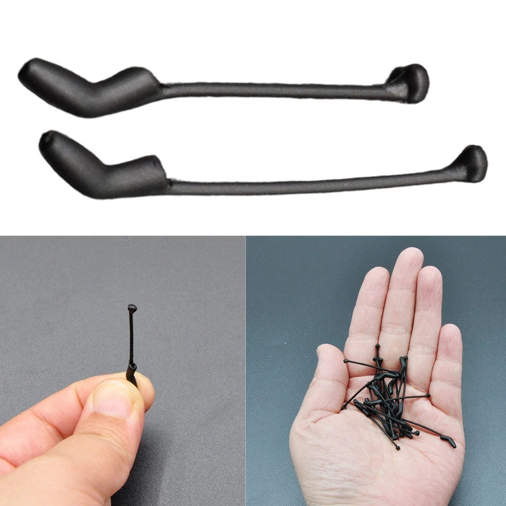 30pcs Hook Sleeves for Carp Fishing (3.3cm, 3.6cm)