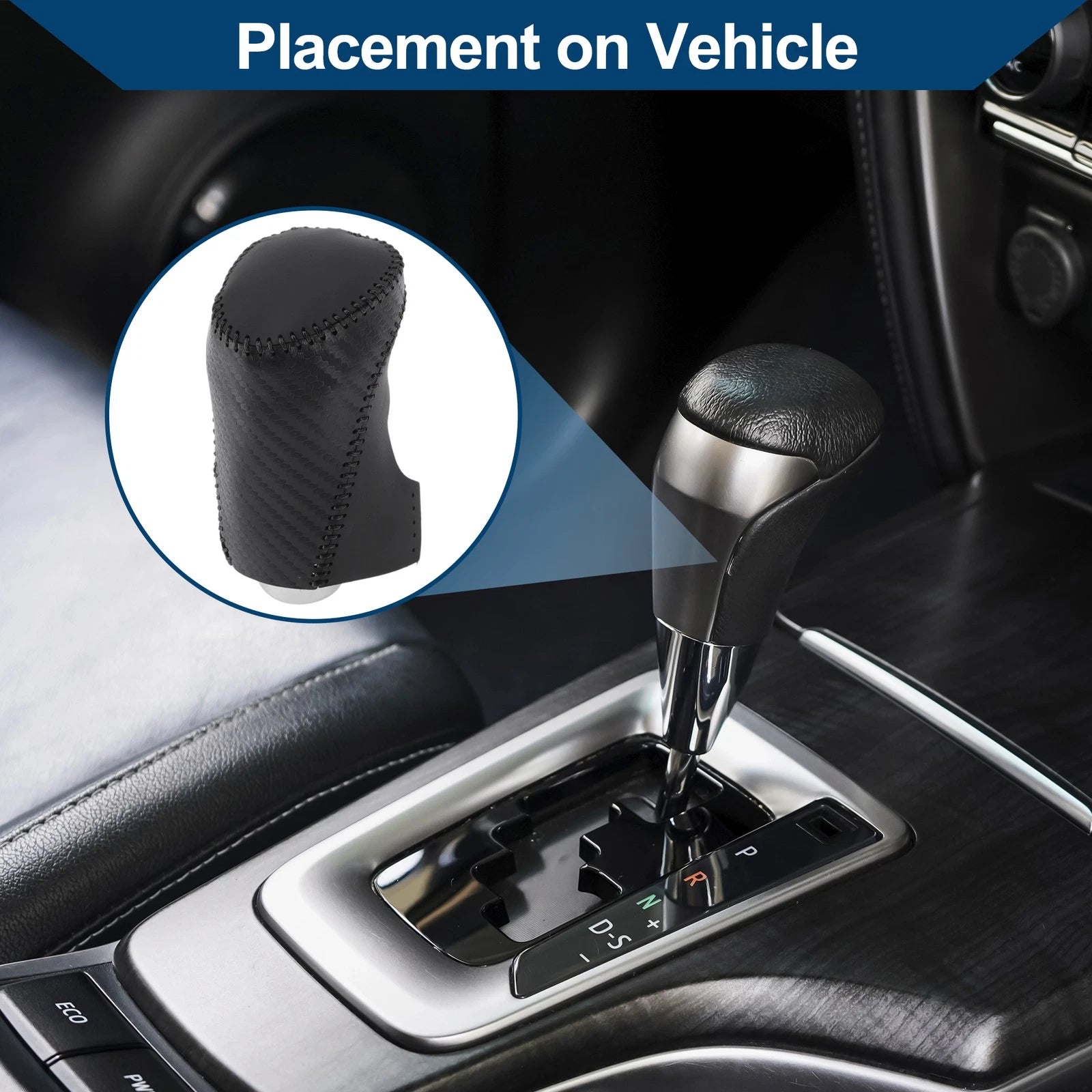 Gear Shift Knob Cover Replacement for Chevrolet Malibu (2016–2020)