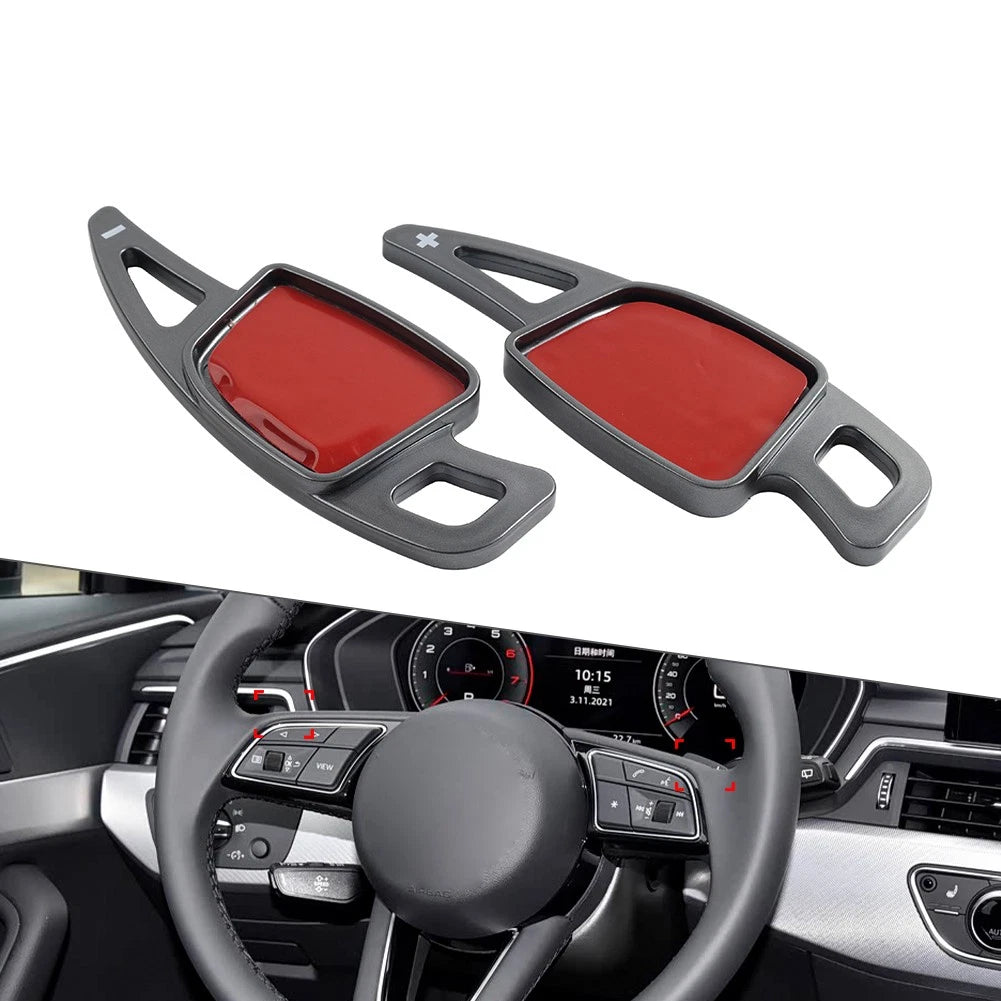 1 Pair Shift Paddle Extensions for Audi A3 A4 A5 A6 A7 S4 S5 (2010–2020)