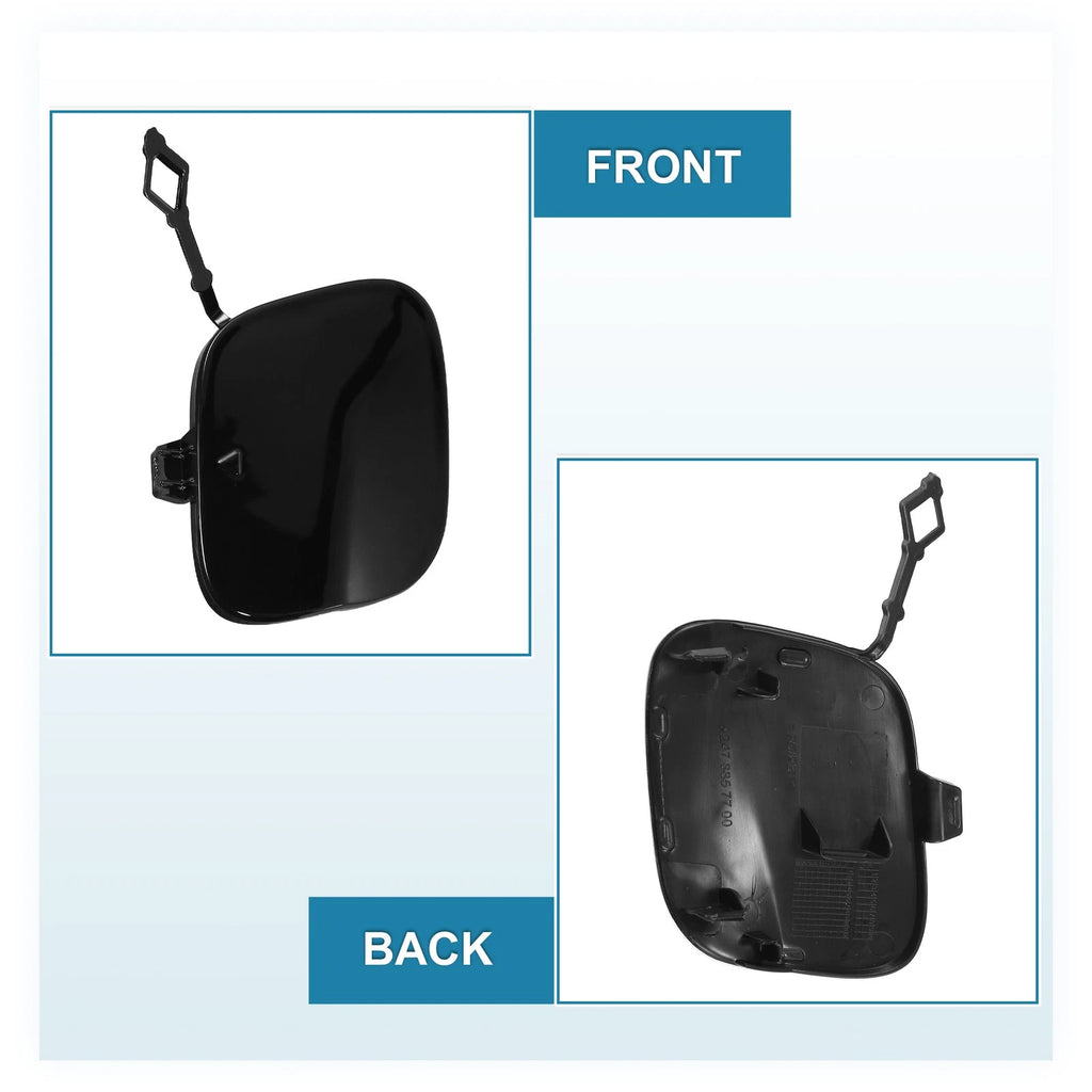 Front Tow Hook Cover for Mercedes-Benz GLB250 2020–2022 Bright Black